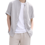 Men's Summer Cotton-Linen Shirt