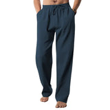 Caleb Polished Men's Linen-Blend Pants