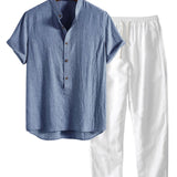 Casual Men's Short-Sleeve Set