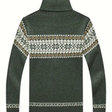 Elegant Men's Knit Cardigan