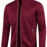 Classic Men's Button-Up Cardigan