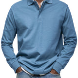 Signature Men's Long Sleeve Polo Shirt