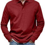 Signature Men's Long Sleeve Polo Shirt