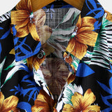 Yellow Floral Men's Shirt