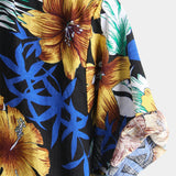 Yellow Floral Men's Shirt