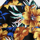 Yellow Floral Men's Shirt