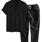Summer Men's Short-Sleeve Set