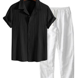 Men's Short-Sleeve Shirt Set