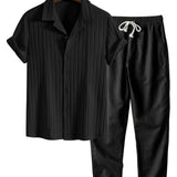 Men's Short-Sleeve Shirt Set