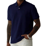 Textured Men's Polo Shirt
