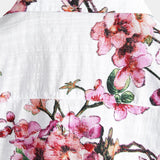 Navy or White Floral Men's Shirt