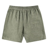 Men's Casual Linen-Blend Shorts
