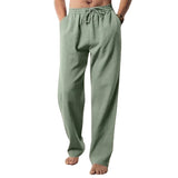 Caleb Polished Men's Linen-Blend Pants