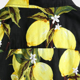 Yellow Lemon Hawaiian Men's Shirt