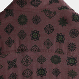 Steve Red Retro Geometric Men's Shirt
