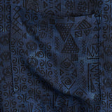 Navy Boho Tribal Print Men's Shirt