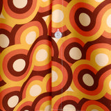 Orange Retro 70s Men's Shirt
