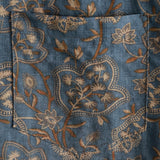 Blue 70s Paisley Men's Shirt
