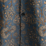 Blue 70s Paisley Men's Shirt