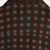 Scott Men's Retro Short-Sleeve Shirt – Brown