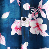 Navy Floral Camp-Collar Men's Shirt