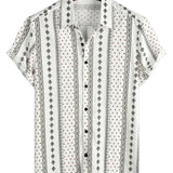 Retro 70s Striped Men's Shirt