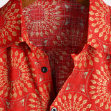 70s Boho Hawaiian Men's Shirt