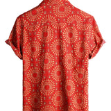 70s Boho Hawaiian Men's Shirt