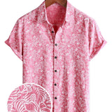 Pink Hawaiian Men's Shirt