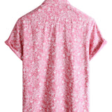 Pink Hawaiian Men's Shirt