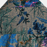 Grey Retro Floral Men's Shirt