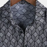 Black Retro Pocket Men's Shirt