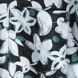 Blue Tropical Floral Men's Shirt