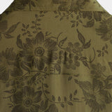 Mark Men's Retro Floral Short-Sleeve Shirt – Green