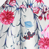 Blake Men's Floral Short-Sleeve Shirt – White