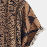 Brown Retro Vintage Men's Shirt