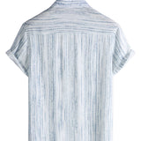 Striped Men's Shirt with Pocket