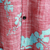 Red Floral Hawaiian Men's Shirt