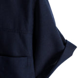 Navy Men's Shirt with Chest Pockets