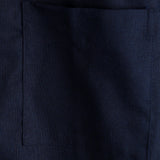 Navy Men's Shirt with Chest Pockets