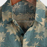 Navy Maple Leaf Men's Shirt