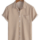 Steve Men's Short-Sleeve Shirt – Khaki