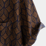 Brown Retro Pocket Men's Shirt