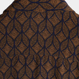 Brown Retro Pocket Men's Shirt