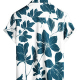 White Beach Floral Men's Shirt