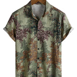 Green Vintage Woodland Men's Shirt