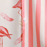 Pink Flamingo Striped Men's Shirt