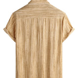 Striped Men's Shirt with Pocket
