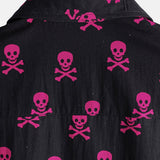 Pink Skull Punk Rock Men's Shirt