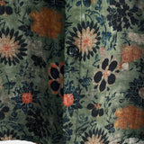 Miles Men's Retro Short-Sleeve Floral Shirt – Green